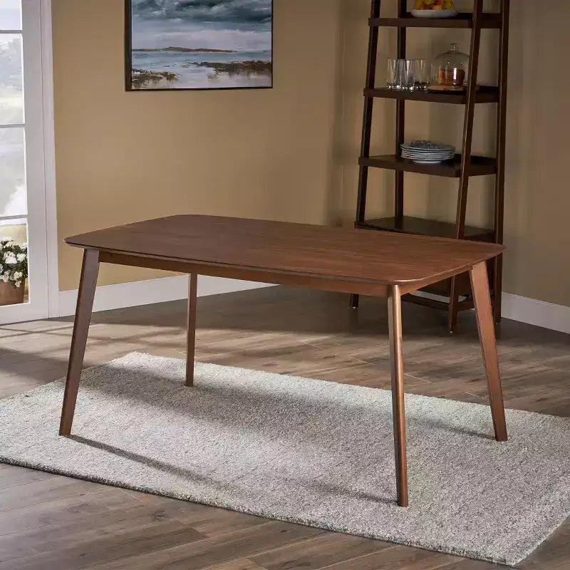 Tavolo da Pranzo in Legno Anne Mid-Century Modern