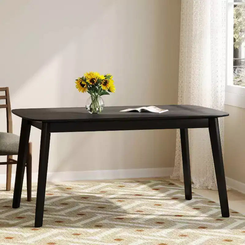 Tavolo da Pranzo in Legno Anne Mid-Century Modern