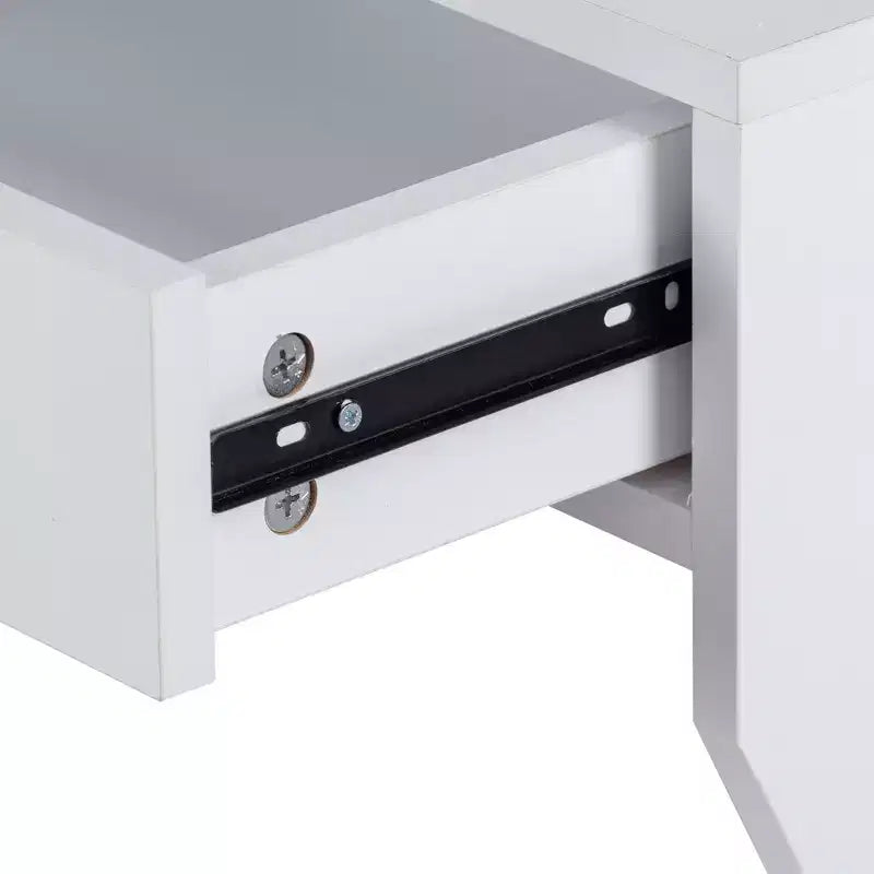 Toeletta con specchio illuminato a LED e presa di corrente, tavolo da trucco con 4 cassetti e sgabello portaoggetti, 3 modalità di illuminazione
