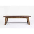 Cannon Valley Distressed Industrial 56 Distressed Wood Bench