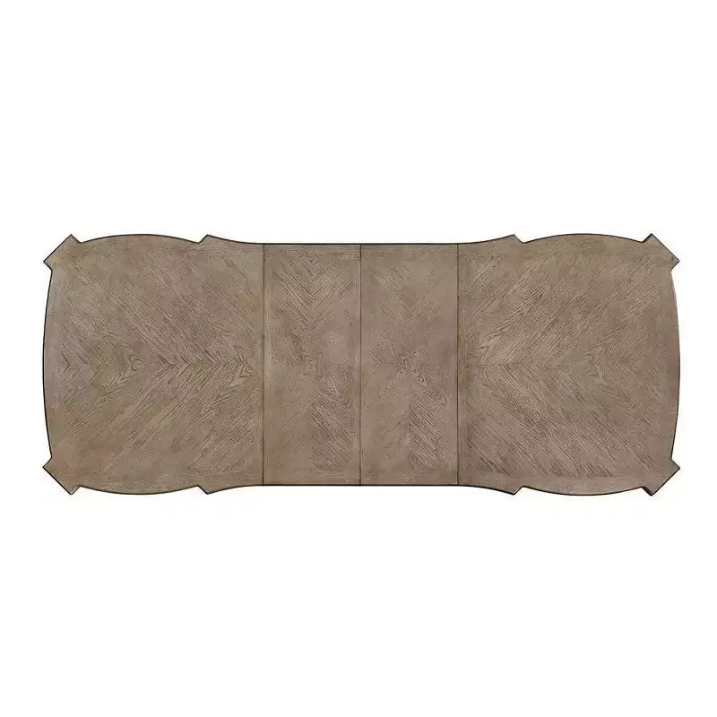 Tavolo da pranzo Northville 76~112" Argento antico