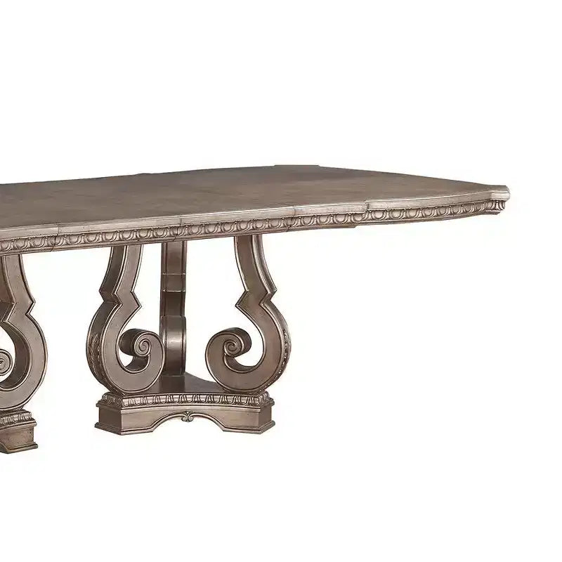 Tavolo da pranzo Northville 76~112" Argento antico