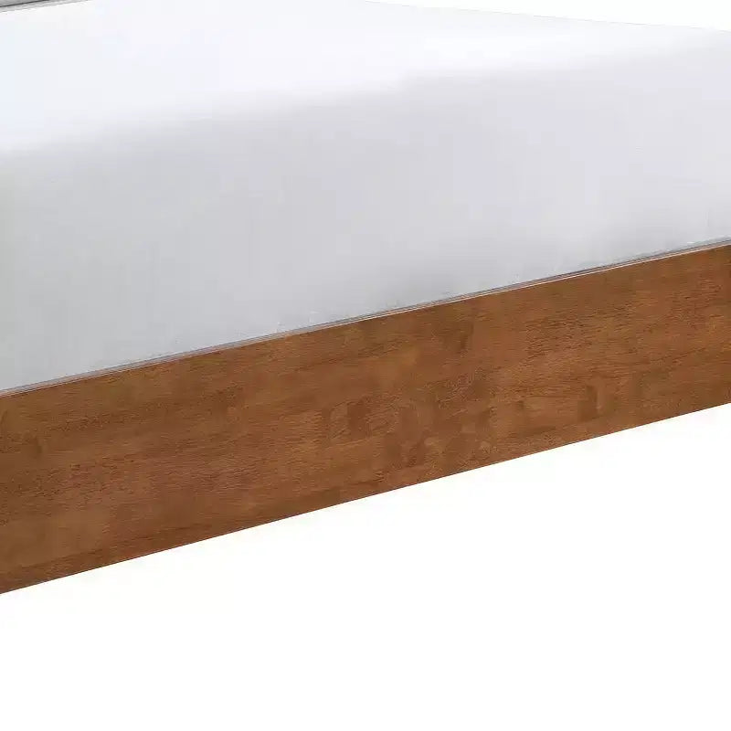 Set camera da letto moderno di metà secolo Riverstone 3 pezzi Queen con 2 comodini, Noce