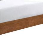 Set camera da letto moderno di metà secolo Riverstone 3 pezzi Queen con 2 comodini, Noce