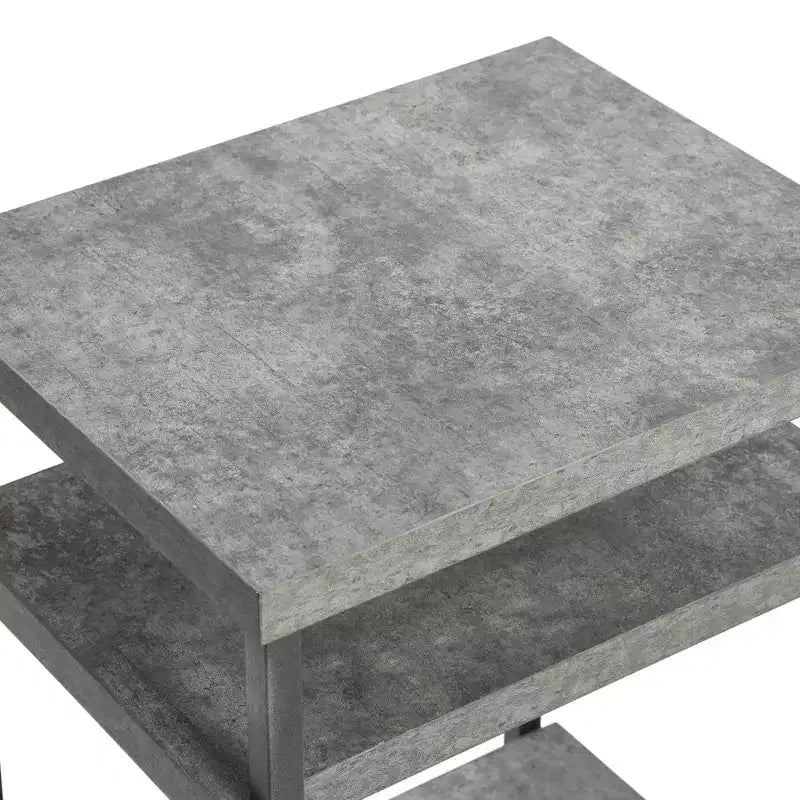 Tavolino rettangolare Jamestown, grigio