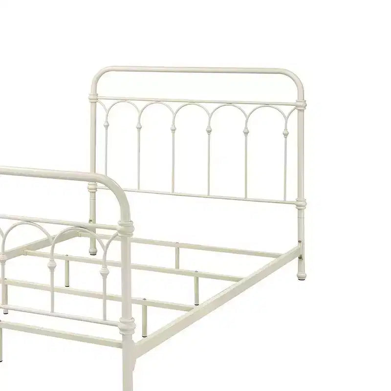 Letto matrimoniale da 78" finitura bianco citrino
