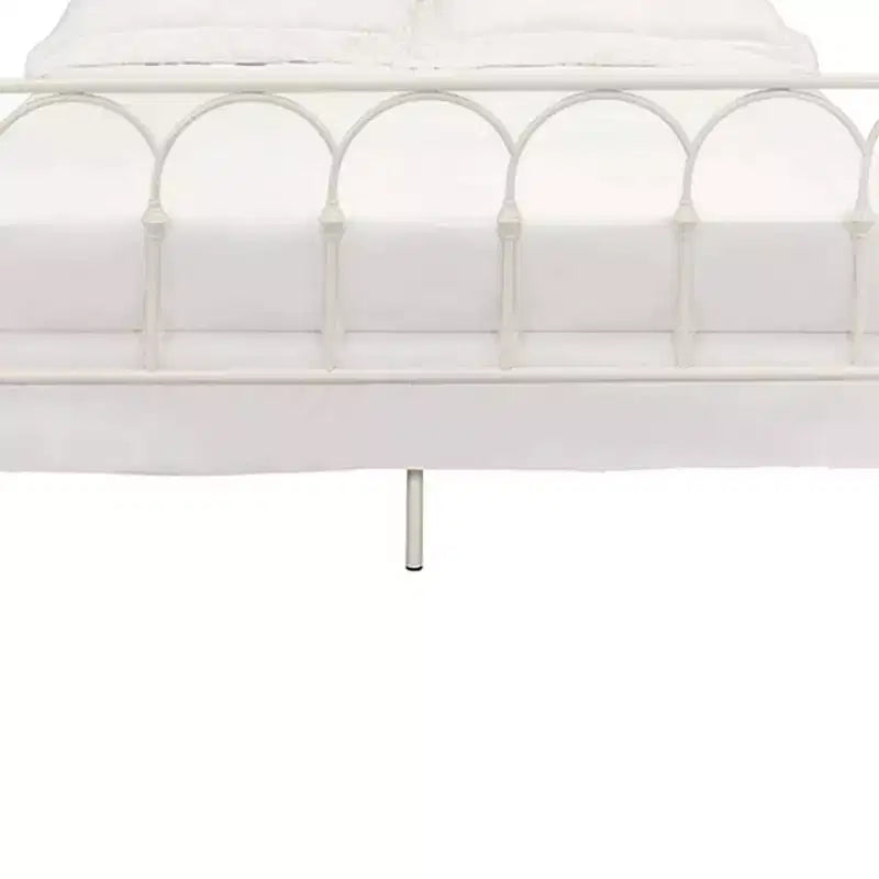 Letto matrimoniale da 78" finitura bianco citrino