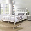 Letto matrimoniale da 78" finitura bianco citrino