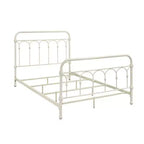Letto matrimoniale da 78" finitura bianco citrino