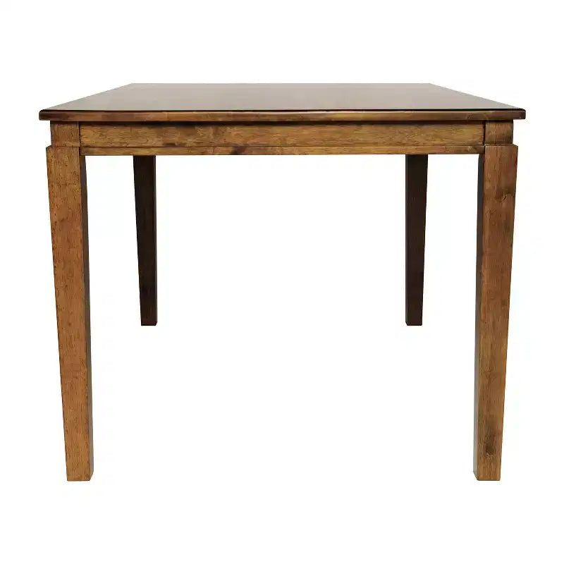 Tavolo da pranzo in legno con gambe affusolate, 4 posti, capacità 136 kg