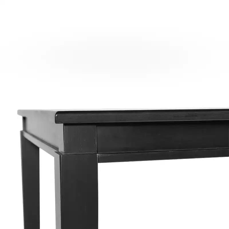 Tavolo da pranzo in legno con gambe affusolate, 4 posti, capacità 136 kg
