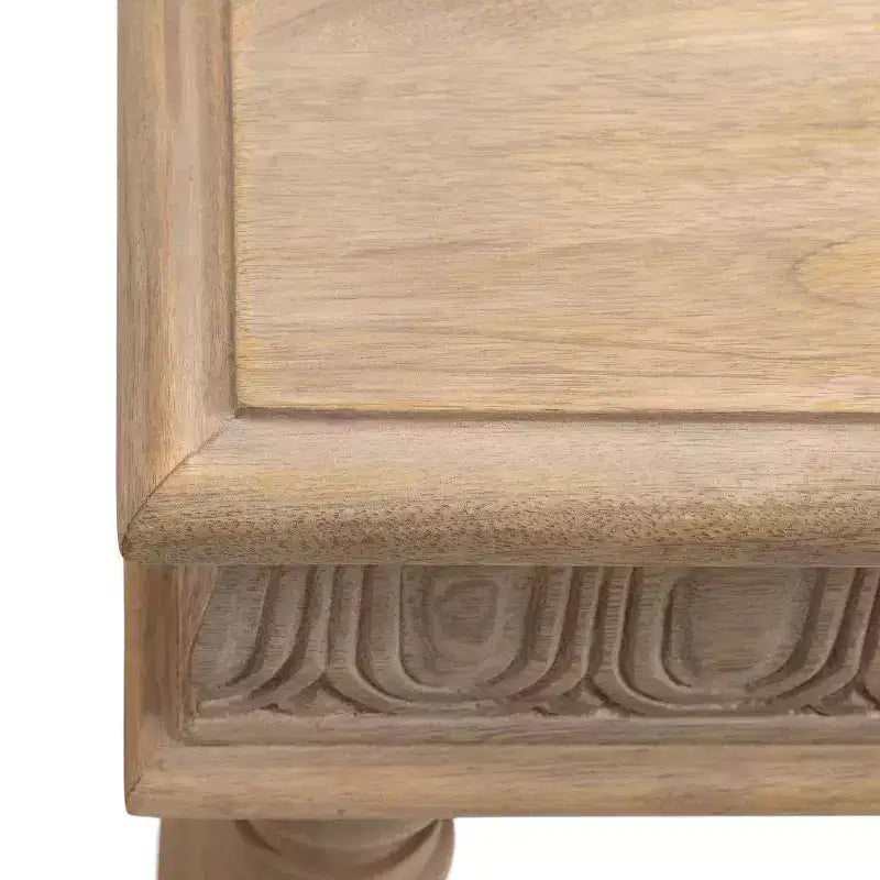 Patresa Tavolino Consolle Rettangolare in Legno, 36x14x30, Marrone