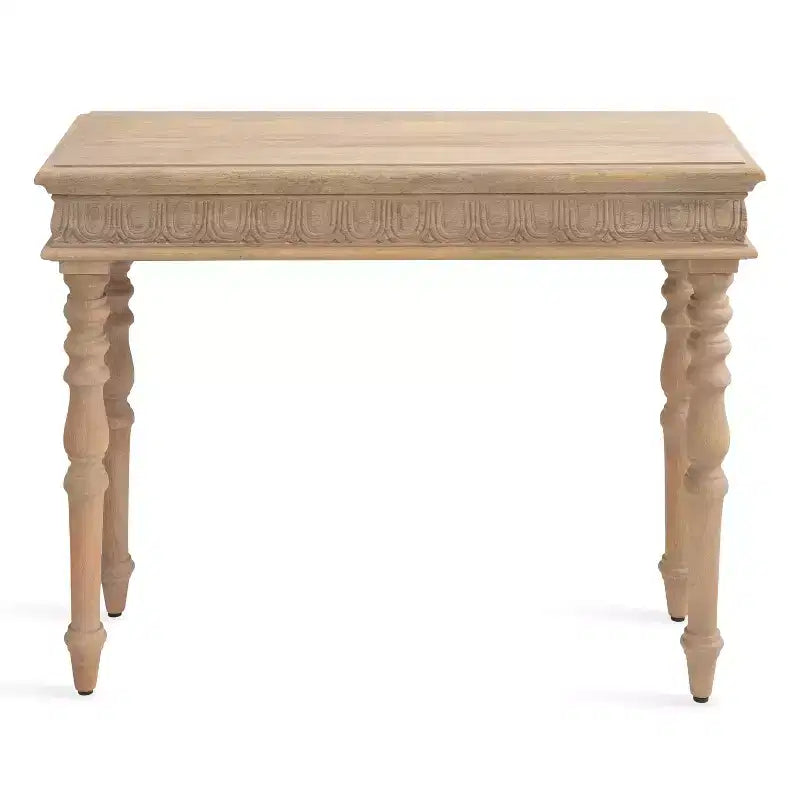 Patresa Tavolino Consolle Rettangolare in Legno, 36x14x30, Marrone