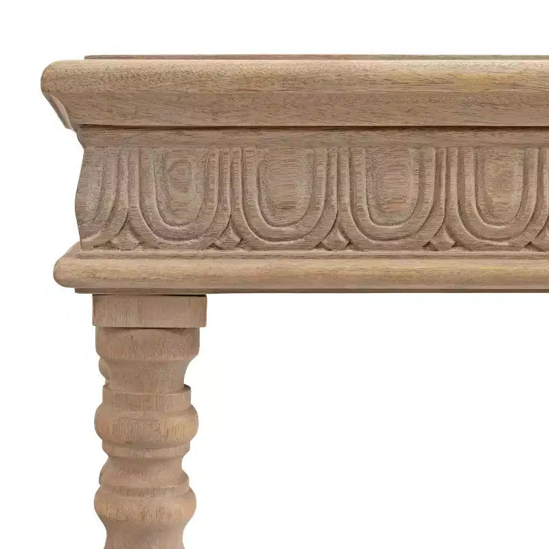 Patresa Tavolino Consolle Rettangolare in Legno, 36x14x30, Marrone