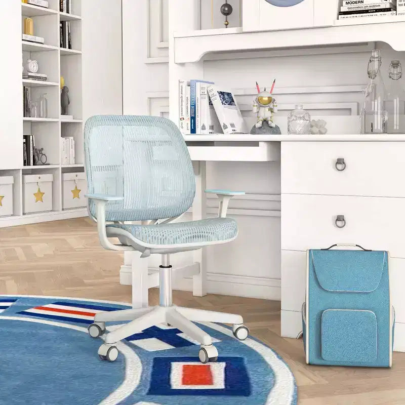Sedia da scrivania per bambini Girevole in rete Sedia da computer per bambini con altezza regolabile