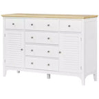 Madia moderna con cassetti, credenza con armadietti, ripiani regolabili per soggiorno, cucina