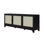 Mobile TV Sheridan Modern 6 ripiani in rattan per TV fino a 55"