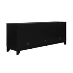 Mobile TV Sheridan Modern 6 ripiani in rattan per TV fino a 55"