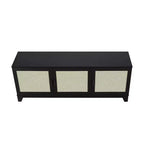 Mobile TV Sheridan Modern 6 ripiani in rattan per TV fino a 55"