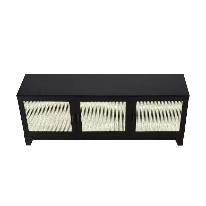 Mobile TV Sheridan Modern 6 ripiani in rattan per TV fino a 55"