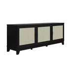 Mobile TV Sheridan Modern 6 ripiani in rattan per TV fino a 55"