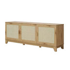 Mobile TV Sheridan Modern 6 ripiani in rattan per TV fino a 55"