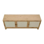 Mobile TV Sheridan Modern 6 ripiani in rattan per TV fino a 55"
