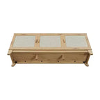 Mobile TV Sheridan Modern 6 ripiani in rattan per TV fino a 55"