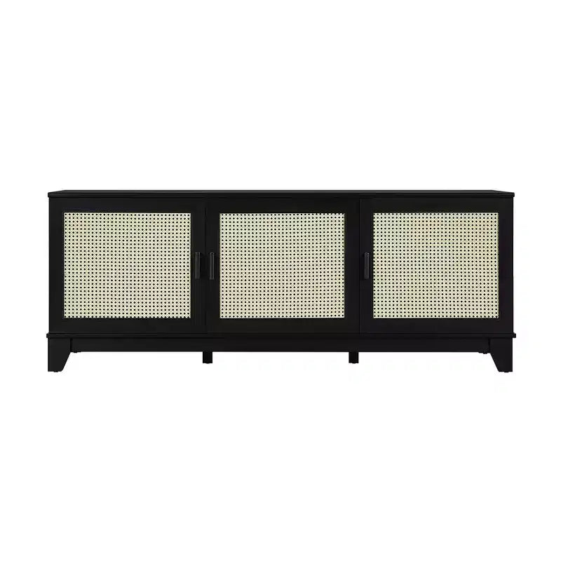 Mobile TV Sheridan Modern 6 ripiani in rattan per TV fino a 55"