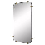 Specchio da parete rettangolare Pali Black 27 1/4 x 47 1/2