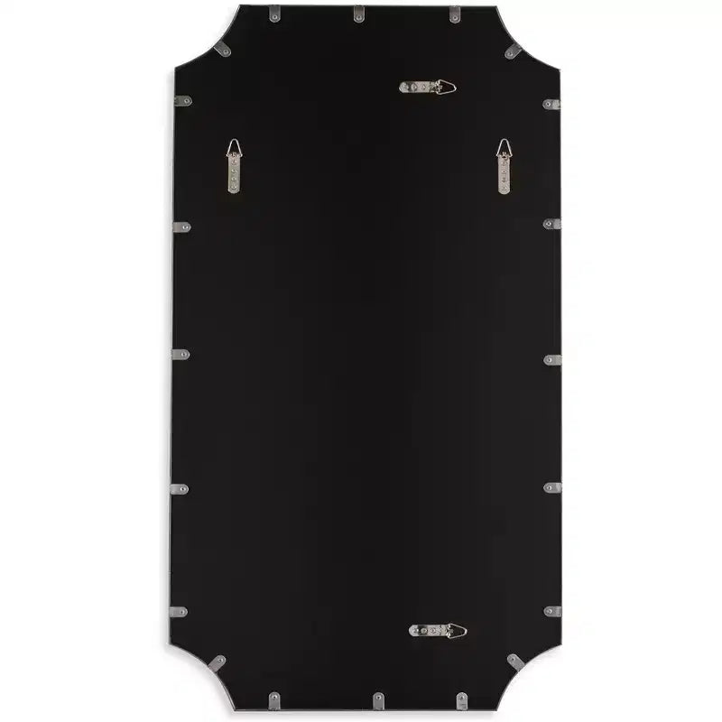 Specchio da Parete Lennox Nero Satinato 22 1/4 x 40 1/4