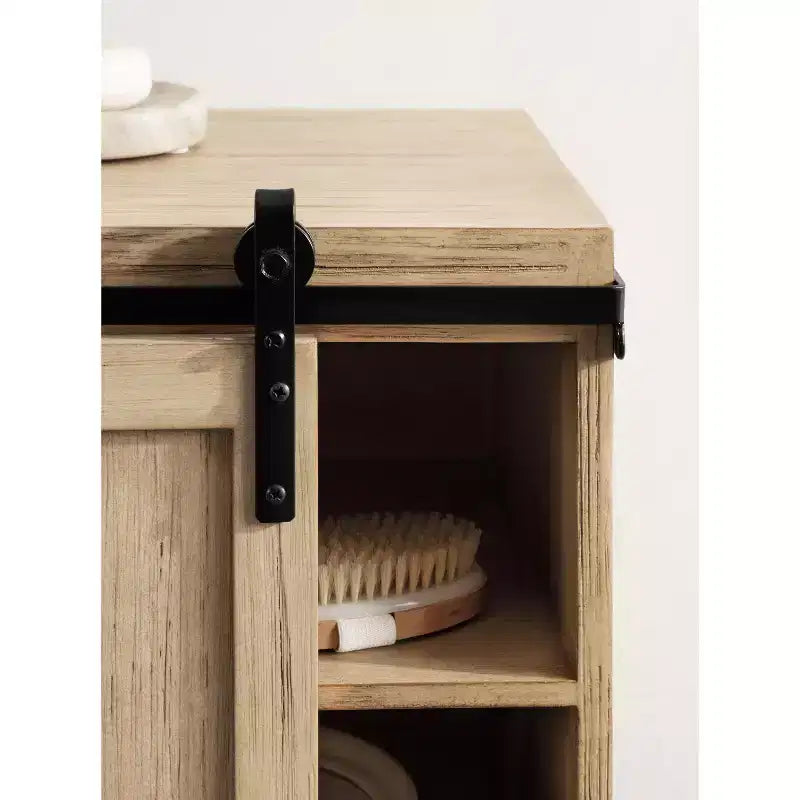 Tavolino galleggiante Cates Wood con armadietto