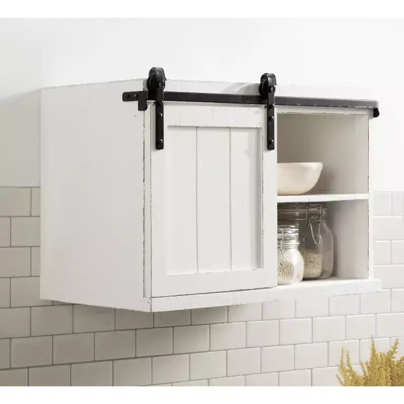 Tavolino galleggiante Cates Wood con armadietto
