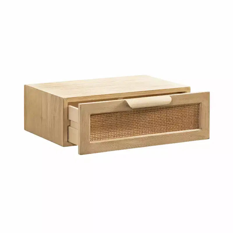 Tavolino Fluttuante in Rattan Ori