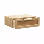 Tavolino Fluttuante in Rattan Ori