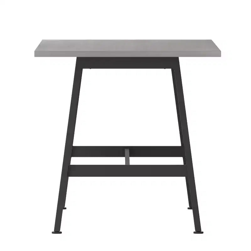 Tavolo da conferenza Redmond Commercial 60x30 con piano in laminato a doppia faccia spesso 2,5 cm, bordi in PVC e base in acciaio resistente a forma di A