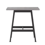 Tavolo da conferenza Redmond Commercial 60x30 con piano in laminato a doppia faccia spesso 2,5 cm, bordi in PVC e base in acciaio resistente a forma di A