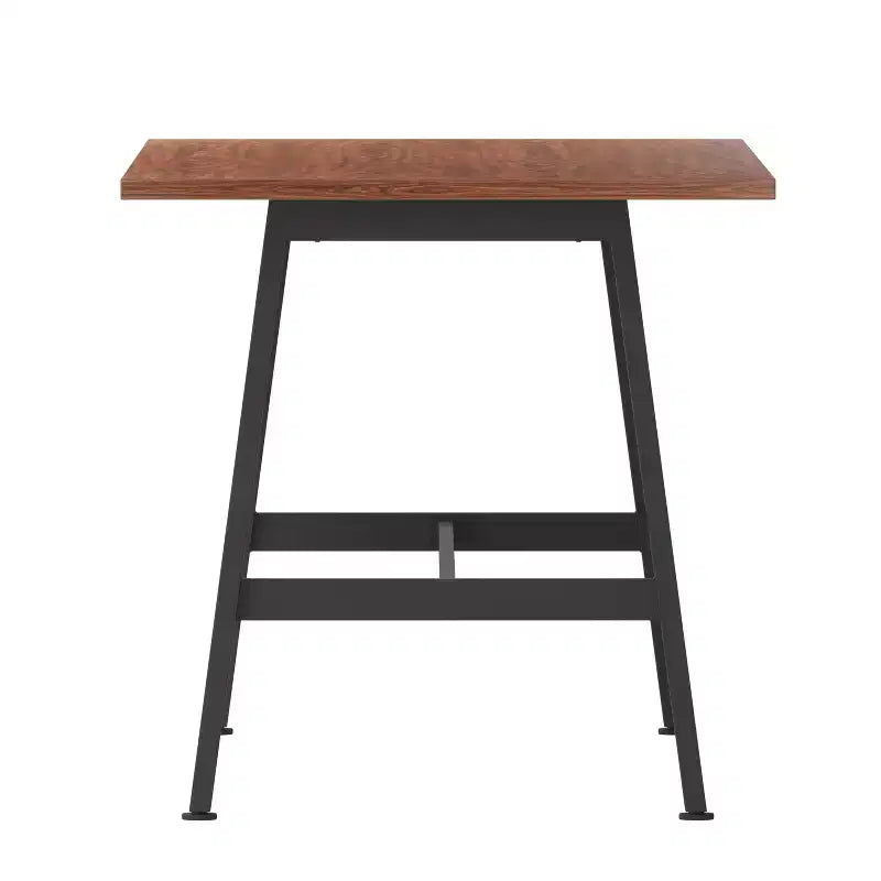 Tavolo da conferenza Redmond Commercial 60x30 con piano in laminato a doppia faccia spesso 2,5 cm, bordi in PVC e base in acciaio resistente a forma di A