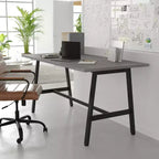 Tavolo da conferenza Redmond Commercial 60x30 con piano in laminato a doppia faccia spesso 2,5 cm, bordi in PVC e base in acciaio resistente a forma di A