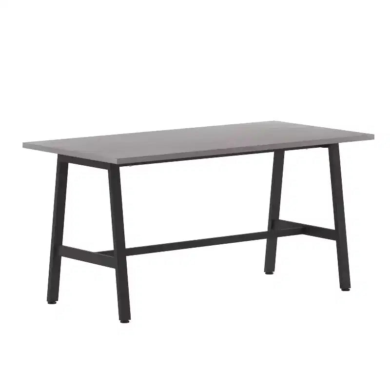 Tavolo da conferenza Redmond Commercial 60x30 con piano in laminato a doppia faccia spesso 2,5 cm, bordi in PVC e base in acciaio resistente a forma di A