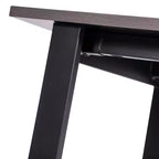 Tavolo da conferenza Redmond Commercial 60x30 con piano in laminato a doppia faccia spesso 2,5 cm, bordi in PVC e base in acciaio resistente a forma di A