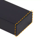 Landdream Letto a piattaforma con struttura in metallo e doghe in acciaio Nero