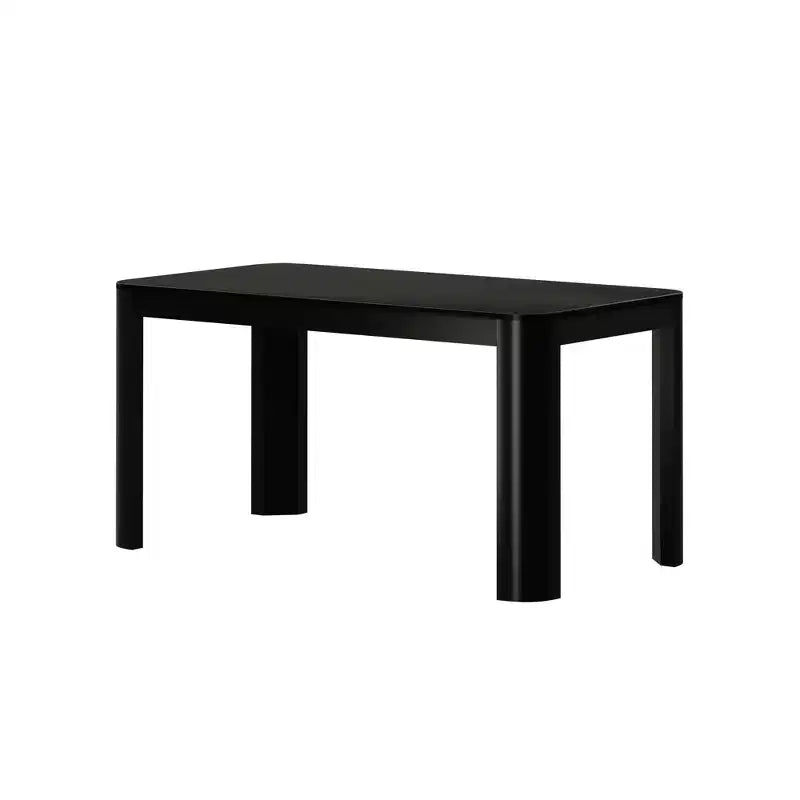 Tavolo da pranzo Contour, tavolo da cucina in legno massello da 60" per 4 persone