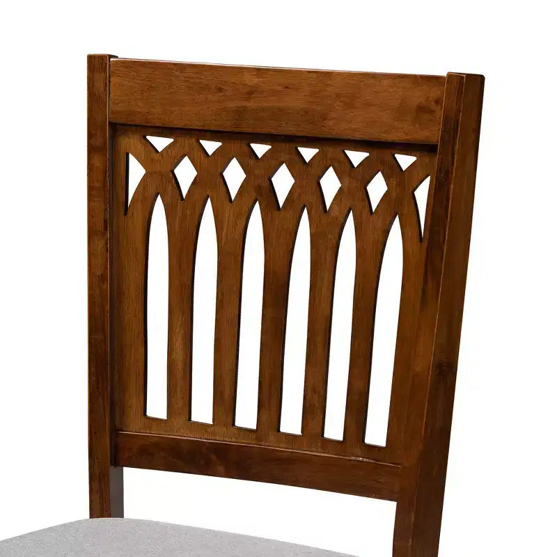 Set da pranzo Genesis Modern in tessuto e legno