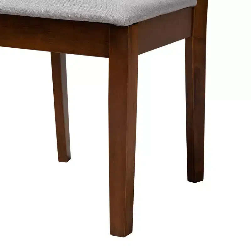 Set da pranzo Genesis Modern in tessuto e legno
