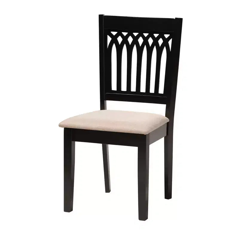 Set da pranzo Genesis Modern in tessuto e legno