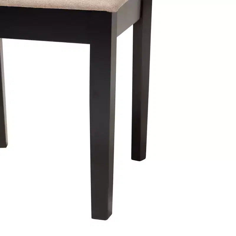 Set da pranzo Genesis Modern in tessuto e legno