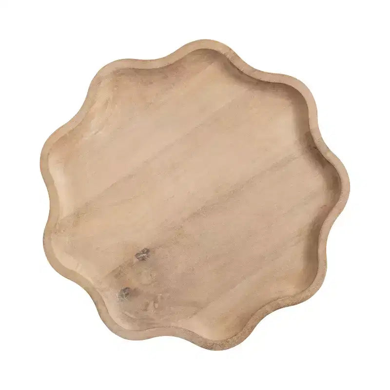 Tavolino in legno Alezar Scallop