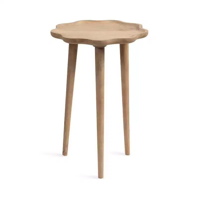 Tavolino in legno Alezar Scallop