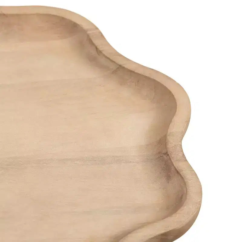 Tavolino in legno Alezar Scallop